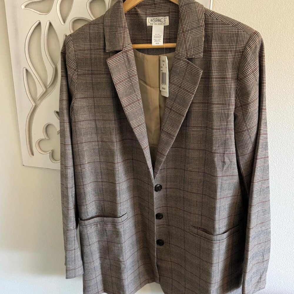 L Space Size Medium Blazer, NWT